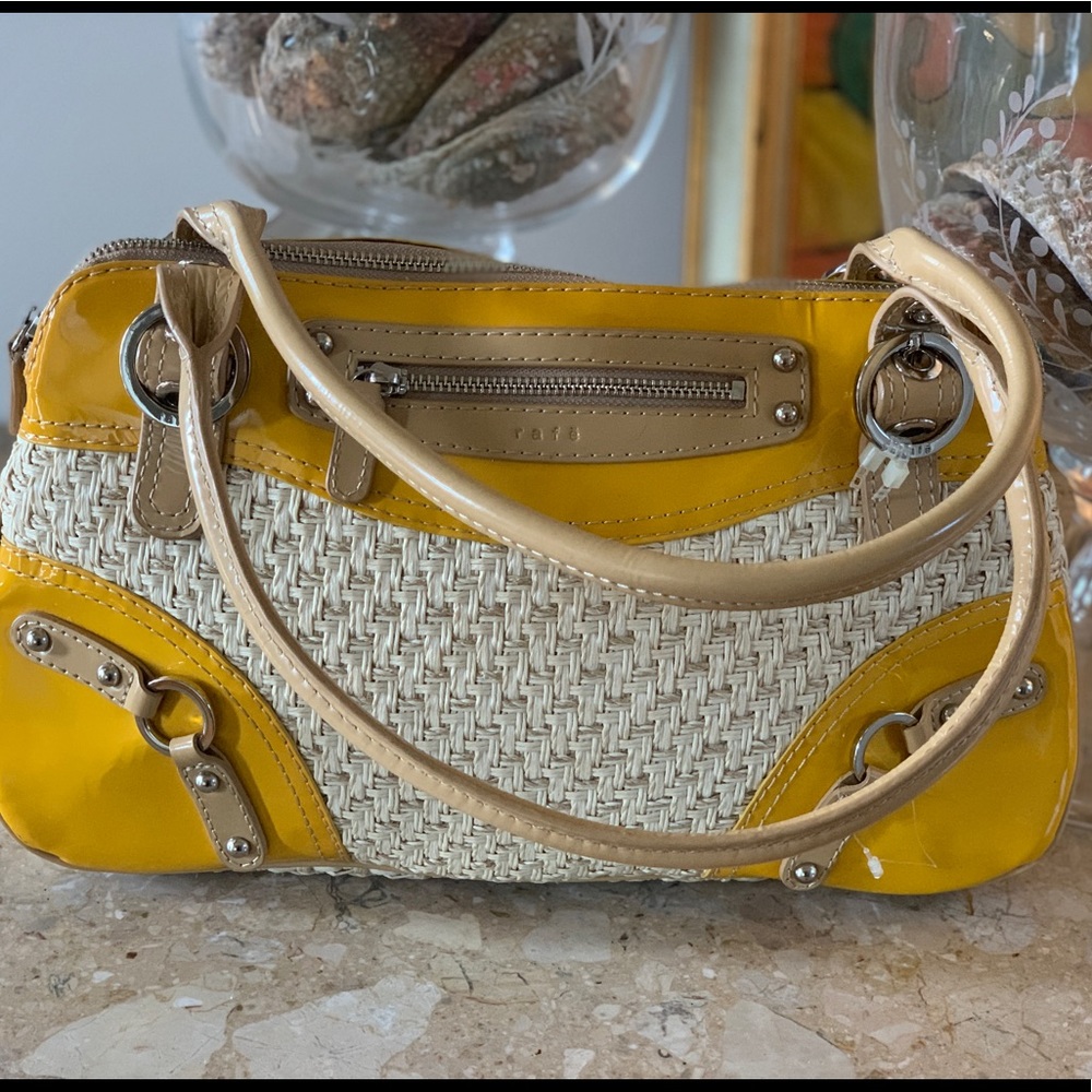 Sunny yellow rafe bag